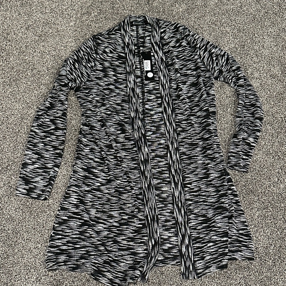 Neesha Stylish Black and White Women's Cardigan size L